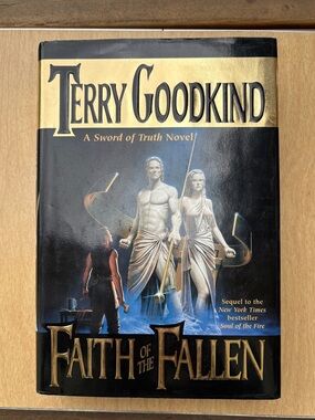 Faith Of The Fallen Vintage 1st Edition Hardcover Book By Terry Goodkind